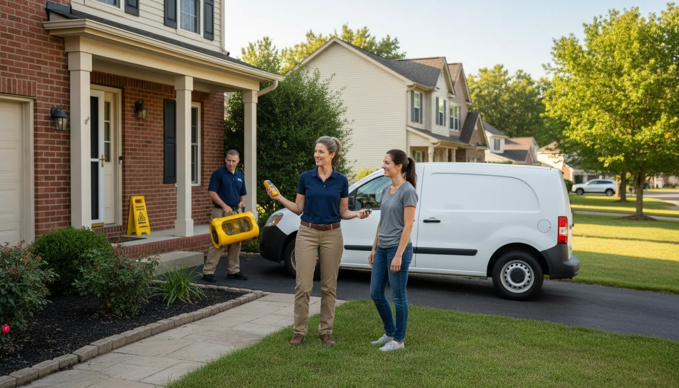 Water restoration image for Dehumidification And Cleanup Services in Bethpage, NY